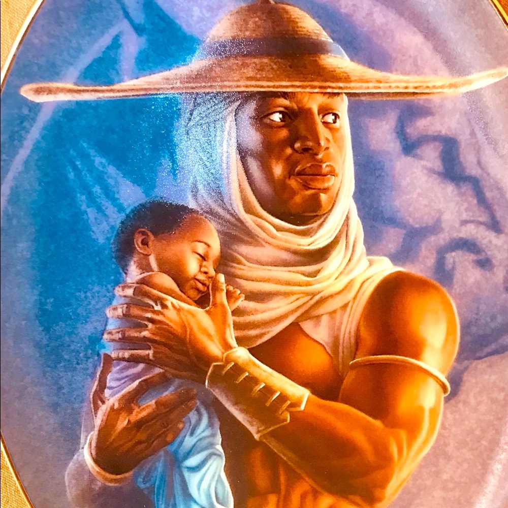 THOMAS BLACKSHEAR'S EBONY VISIONS LIMITED EDITION "THE PROTECTOR" Collectible